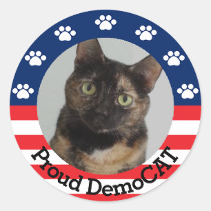  standaard DemoCAT Ronde Sticker