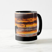 Standaard draaiende paardenkoffie-Mok Mok (Voorkant rechts)