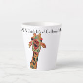 Standaard Giraffe Waterverf Mok koffie (Voorkant)