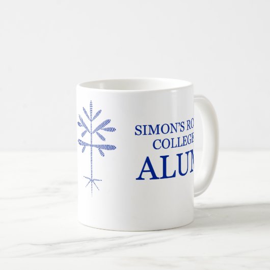 Standaard Grootte "SRC Alum" Mok met Blue Sapling (Voorkant rechts)