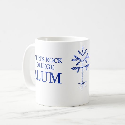 Standaard Grootte "SRC Alum" Mok met Blue Sapling (Voorkant links)