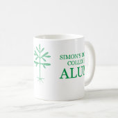 Standaard Grootte "SRC Alum" Mok met Groene Saplin (Voorkant rechts)