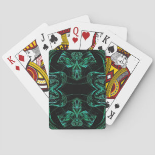 Standaard index die Crds Abstract Fractal Desig sp Pokerkaarten