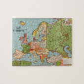 Standaard kaart van de Europa 20e eeuw Legpuzzel (Horizontaal)
