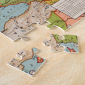 Standaard kaart van de  Europa 20e eeuw Legpuzzel (Zijkant)