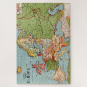 Standaard kaart van de Europa 20e eeuw Legpuzzel (Verticaal)