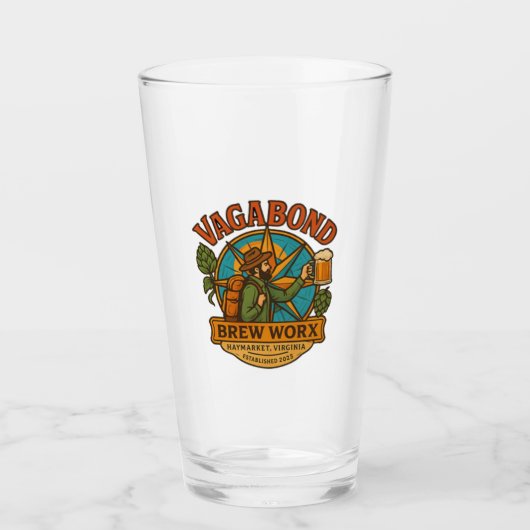 Standaard Logo Bierglas Glas (Voorkant)