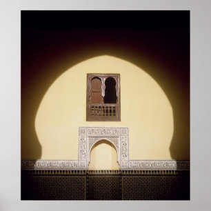 Standaard Marokkaans venster Poster