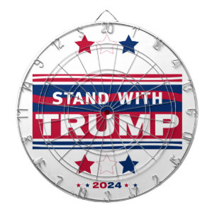 Standaard met Trump~2024~MAGA Dartbord