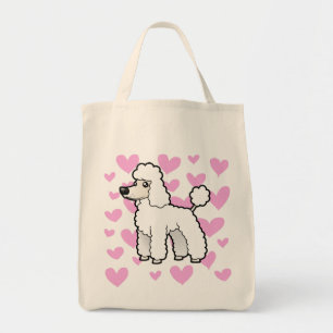 Standaard/Miniatuur/Speelgoed Poodle Love (puppy c Tote Bag