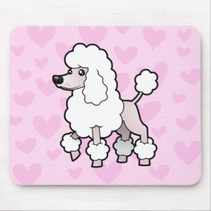 Standaard/Miniatuur/Speelgoed Poodle Love (show cu Muismat