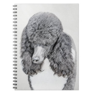 Standaard paarsgewijs zwart parti schilderen - Dog Notitieboek