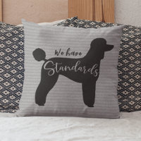 Standaard poedel We hebben standaard hond silhouet
