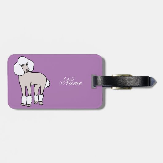 Standaard porseleindeeg Thunder_Cove Bagagelabel (Achterkant horizontaal)