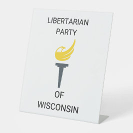 Standaard Reclamebord Met Voetstuk