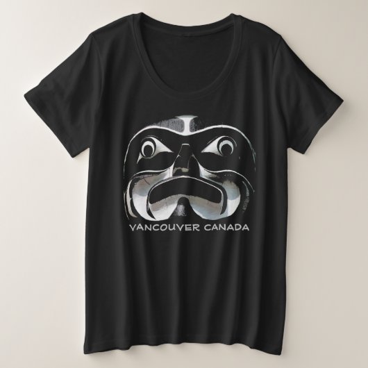 Standaard T-Shirt Vancouver Plus-Shirt (Design voorkant)