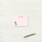 Standaard valentijn Roos Post-it® Notes (Op bureau)