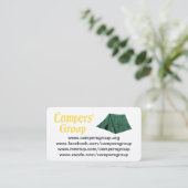 Standaard Visitekaartje (Staand voorkant)