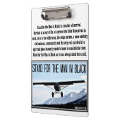 Standaard voor het Man in zwart Klembord (Links)