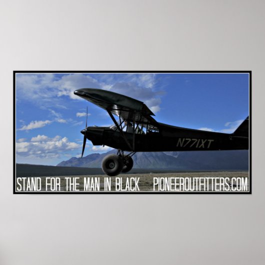 Standaard voor het Man in zwart Poster (Voorkant)