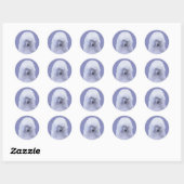 Standaard Wit-kleurenschilderen - Oorspronkelijke Ronde Sticker (Vel)