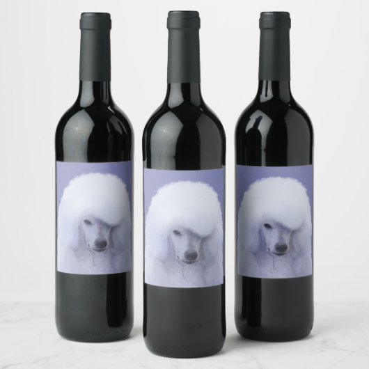 Standaard Wit-kleurenschilderen - Oorspronkelijke  Wijn Etiket (Flessen)