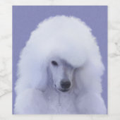 Standaard Wit-kleurenschilderen - Oorspronkelijke  Wijn Etiket (Enkel label)