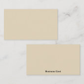 Standaard wit visitekaartje (Voorkant / Achterkant)