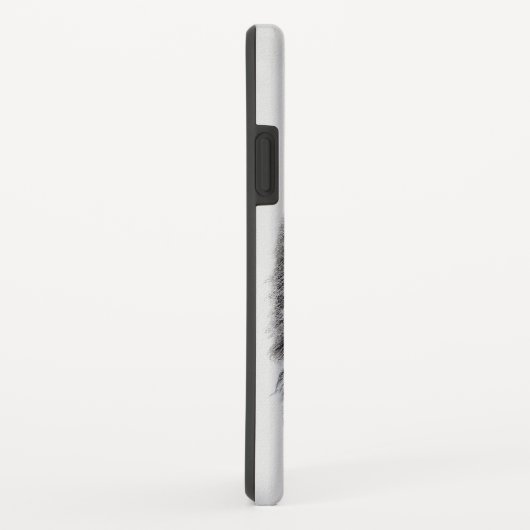 Standaard zwart-witschilderwerk met wieltjes Case-Mate iPhone case (Achterkant/rechts)