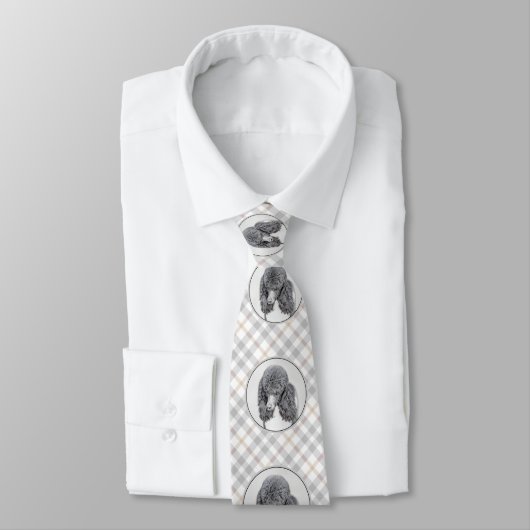 Standaard zwart-witschilderwerk met wieltjes stropdas (Gebonden)