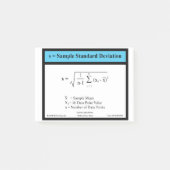 standaarddeviatievergelijking van het monster post-it® notes (Voorkant)
