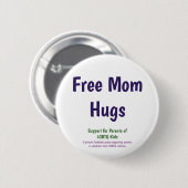 Standaardgrootte Free Mam Hugs-knop Ronde Button 5,7 Cm (Voorkant /achterkant)