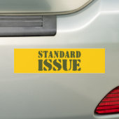 STANDAARDKWESTIE BUMPERSTICKER (Op auto)