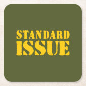 STANDAARDKWESTIE VIERKANTE KARTONNEN ONDERZETTER (Voorkant)