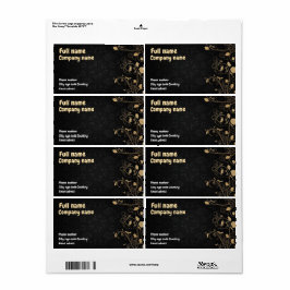 Standaardvisitekaartje . etiket