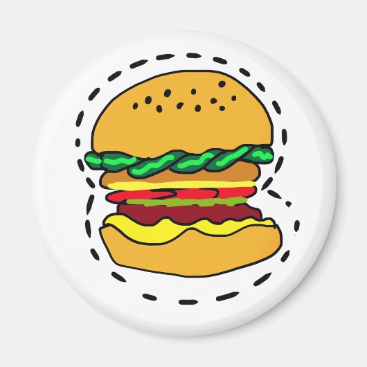 Standard, 2¼ Inch Circle Magnet Magneet (Voorkant)