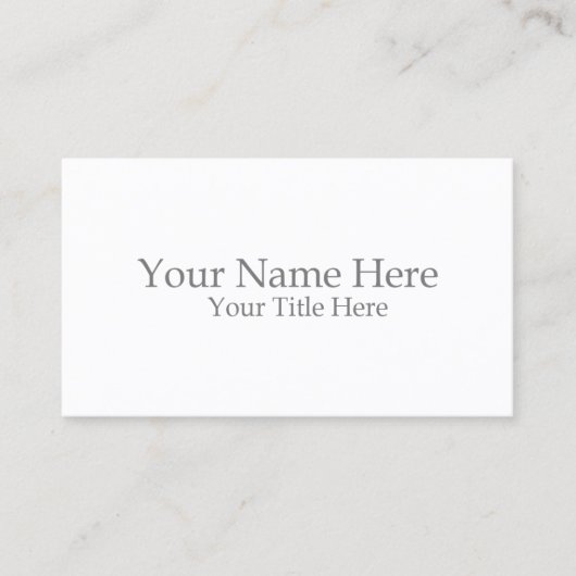 Standard, 3.5" x 2.0" Business Card Visitekaartje (Voorkant)