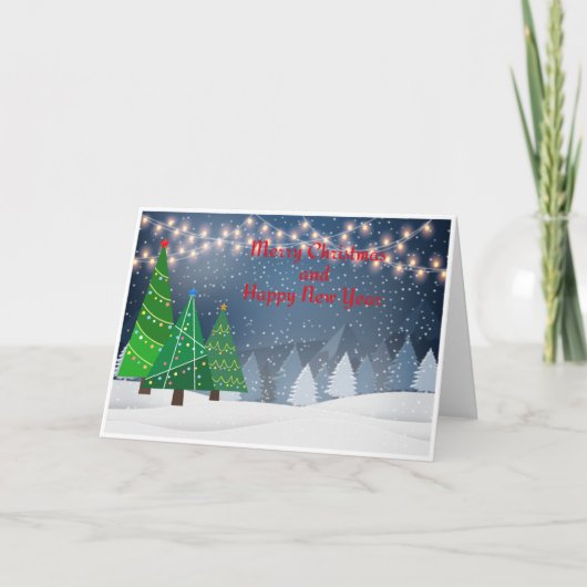 Standard, 5" x 7" Folded Christmas Card Kaart (Voorkant)