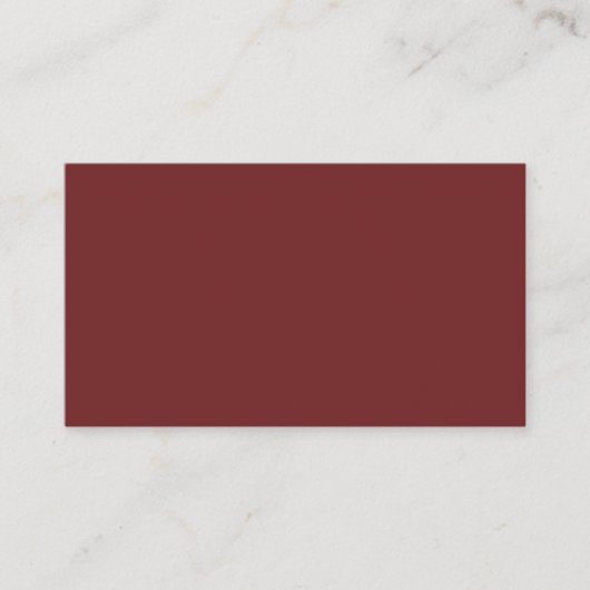 Standard Burgundy Visitekaartje (Voorkant)