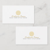 Standard Business Card Visitekaartje (Voorkant / Achterkant)