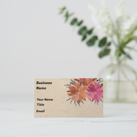 Standard de structure, Carte de visite 3,5 pouces (Debout devant)