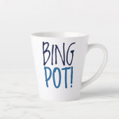 Standard Latte Mug - Bing Pot! (Droite)