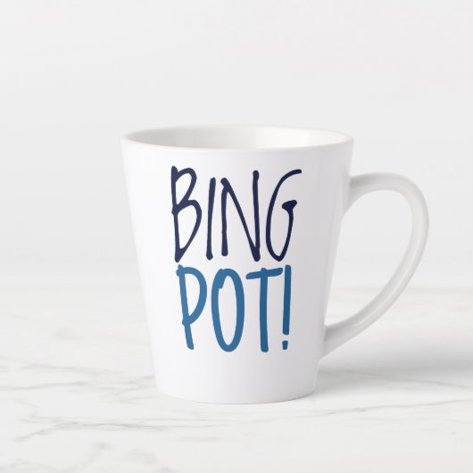 Standard Latte Mug - Bing Pot! (Droite)