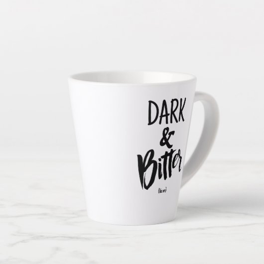 Standard Latte Mug - Dark & Bitter (Angle droit)