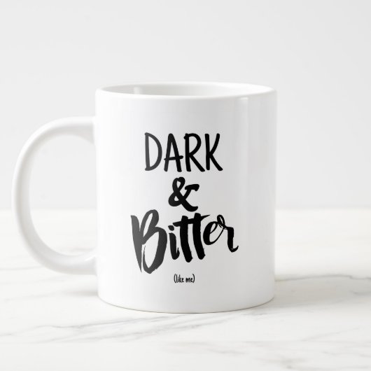 Standard Mug - Dark & Bitter Extra Grote Beker (Links)