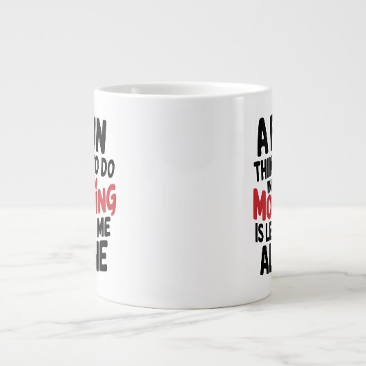 Standard Mug - Leave me Alone (Devant)