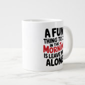 Standard Mug - Leave me Alone Extra Grote Beker (Voorkant rechts)