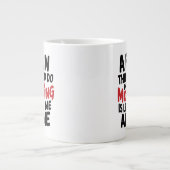 Standard Mug - Leave me Alone Extra Grote Beker (Voorkant)
