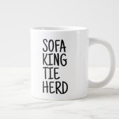 Standard Mug - Sofa King Tie Herd Extra Grote Beker (Rechts)