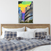 Standard Oil Building New York City USA Poster Canvas Afdruk (Insitu (Slaapkamer))